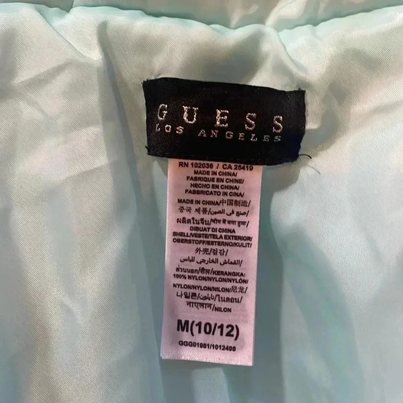 Guess coats puffers for kids - Picture 10 of 14